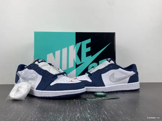 Rep Kickmax Midnight 1 CJ7891-400 SB Low Jordan Navy 0406